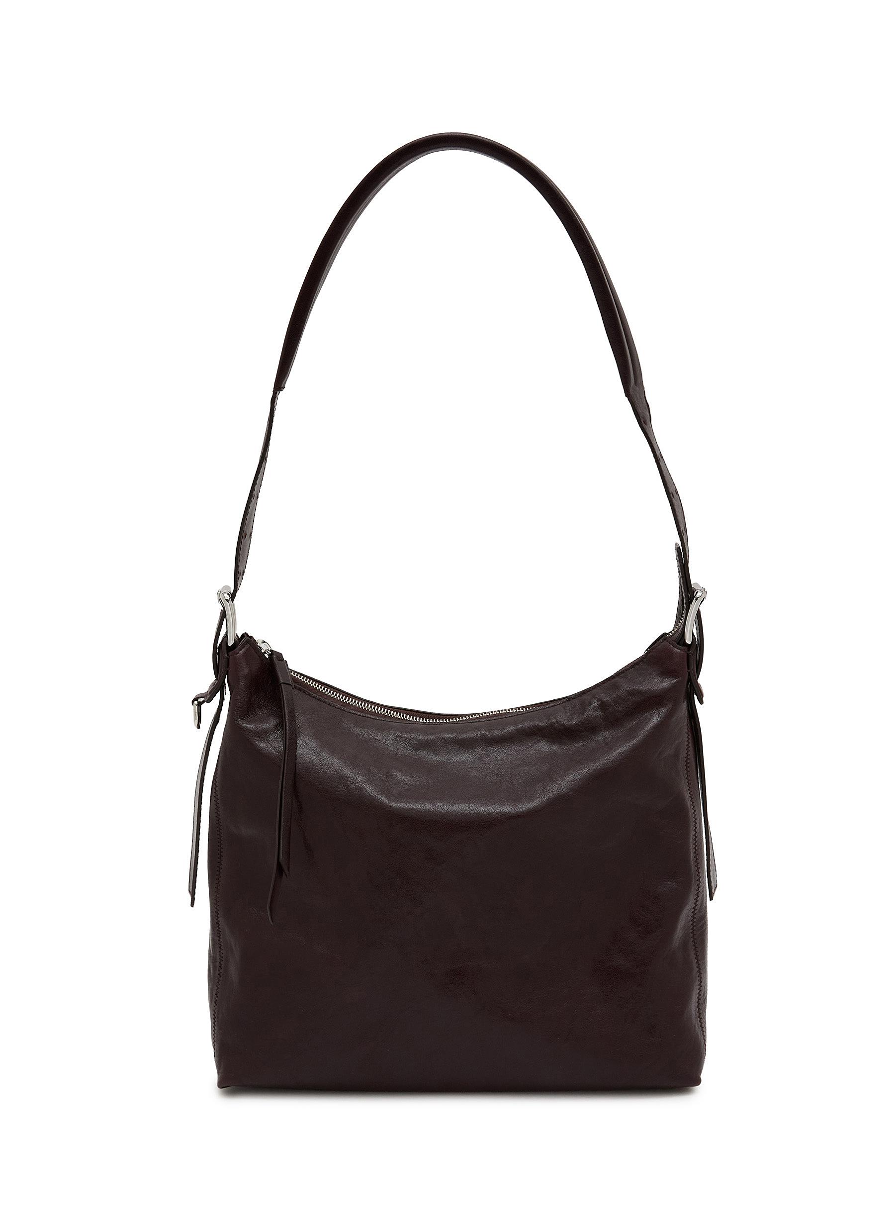 LEMAIRE | Small Belted Leather Hobo Bag | Women | Lane Crawford