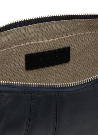 Detail View - Click To Enlarge - LEMAIRE - Medium Croissant Leather Shoulder Bag