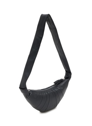 Detail View - Click To Enlarge - LEMAIRE - Small Croissant Leather Shoulder Bag