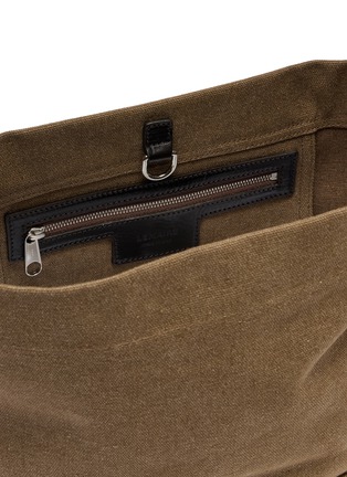Detail View - Click To Enlarge - LEMAIRE - Small Belted Cotton Canvas Tote Bag