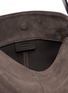 Detail View - Click To Enlarge - LEMAIRE - Hobo Quiver Clip Suede Leather Bag