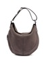LEMAIRE Hobo Quiver Clip Suede Leather Bag