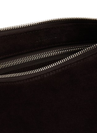 Detail View - Click To Enlarge - LEMAIRE - Belted Baguette Suede Bag