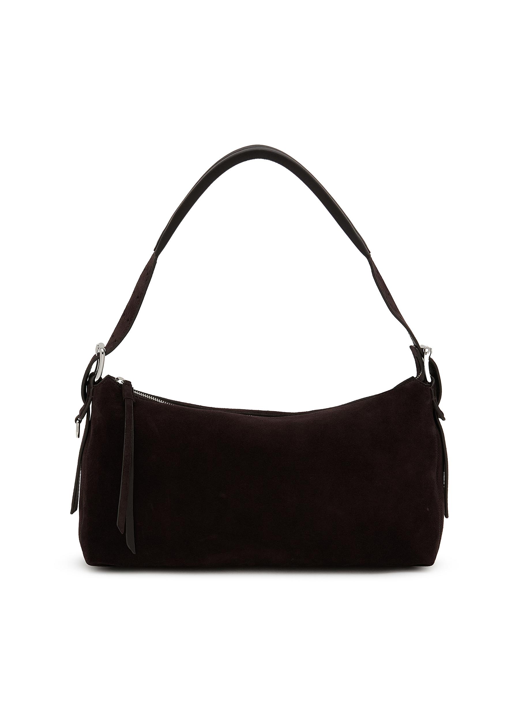 LEMAIRE | Belted Baguette Suede Bag | Women | Lane Crawford