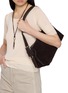 Figure View - Click To Enlarge - LEMAIRE - Belted Baguette Suede Bag