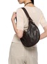 Front View - Click To Enlarge - LEMAIRE - XL Quiver Clip Leather Bag