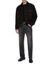 Figure View - Click To Enlarge - STUDIO NICHOLSON - X Aaron Levine Windslow Creased Regen Cotton Denim Pants