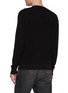 Back View - Click To Enlarge - STUDIO NICHOLSON - X Aaron Levine Portland Waffle Knit Cashmere Wool Sweater