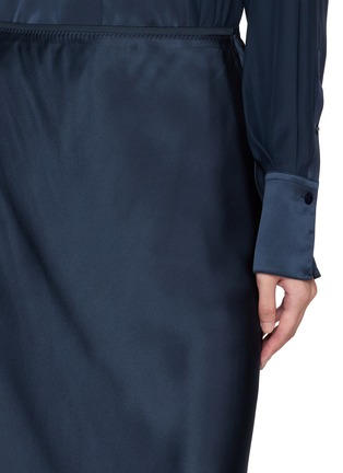  - JOSEPH - Isaak Elasticated Waist Silk Satin Maxi Skirt