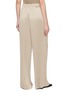Back View - Click To Enlarge - JOSEPH - Amber Elasticated Waist Pleated Satin Pants