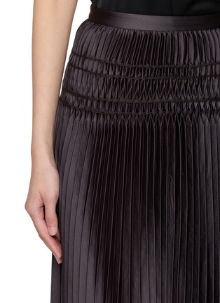  - JOSEPH - Hayes Pleated Woven Midi Skirt
