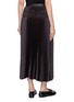 Back View - Click To Enlarge - JOSEPH - Hayes Pleated Woven Midi Skirt
