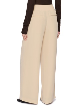 Back View - Click To Enlarge - JOSEPH - Nour Elasticated Waist Satin Twill Pants