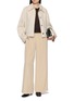 Figure View - Click To Enlarge - JOSEPH - Nour Elasticated Waist Satin Twill Pants