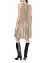 Back View - Click To Enlarge - JOSEPH - Rida Sleeveless Pleated Satin Dress