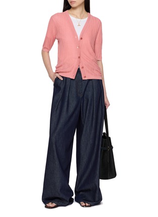 Figure View - Click To Enlarge - JOSEPH - Sens Crinkle Rib Knit Cardigan