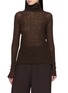 JOSEPH Molony Sheer Rib Wool Blend Knit Sweater