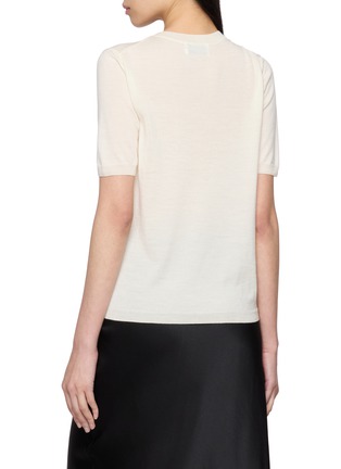 Back View - Click To Enlarge - R2W PRIVATE LABEL - Rex Half Sleeve Knit T-Shirt