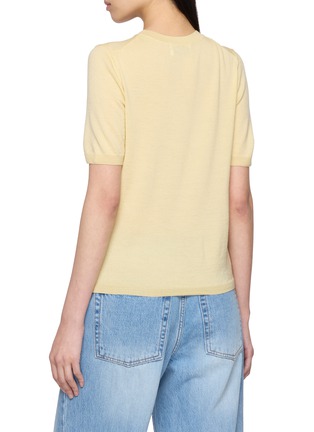 Back View - Click To Enlarge - R2W PRIVATE LABEL - Rex Half Sleeve Knit T-Shirt