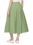Back View - Click To Enlarge - R2W PRIVATE LABEL - Etna Flared Midi Skirt