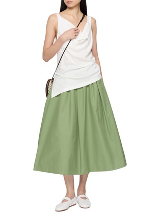 Figure View - Click To Enlarge - R2W PRIVATE LABEL - Etna Flared Midi Skirt