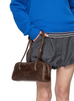 Figure View - Click To Enlarge - MARGESHERWOOD - Soft Boston Leather Shoulder Bag