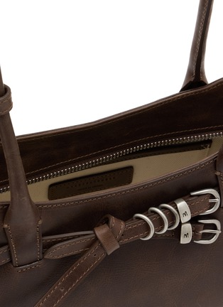 Detail View - Click To Enlarge - MARGESHERWOOD - Grandma Used Leather Bag
