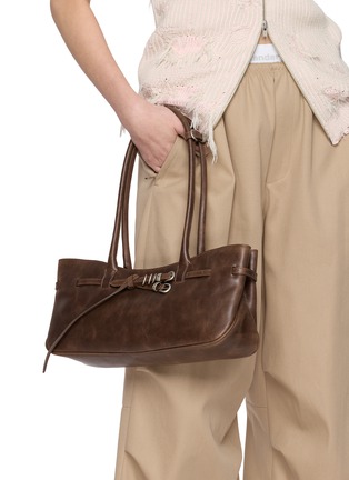 Figure View - Click To Enlarge - MARGESHERWOOD - Grandma Used Leather Bag