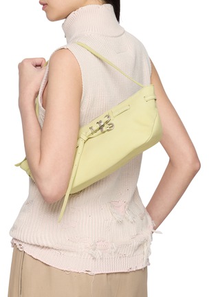 Figure View - Click To Enlarge - MARGESHERWOOD - Grandma Used Leather Sling Bag