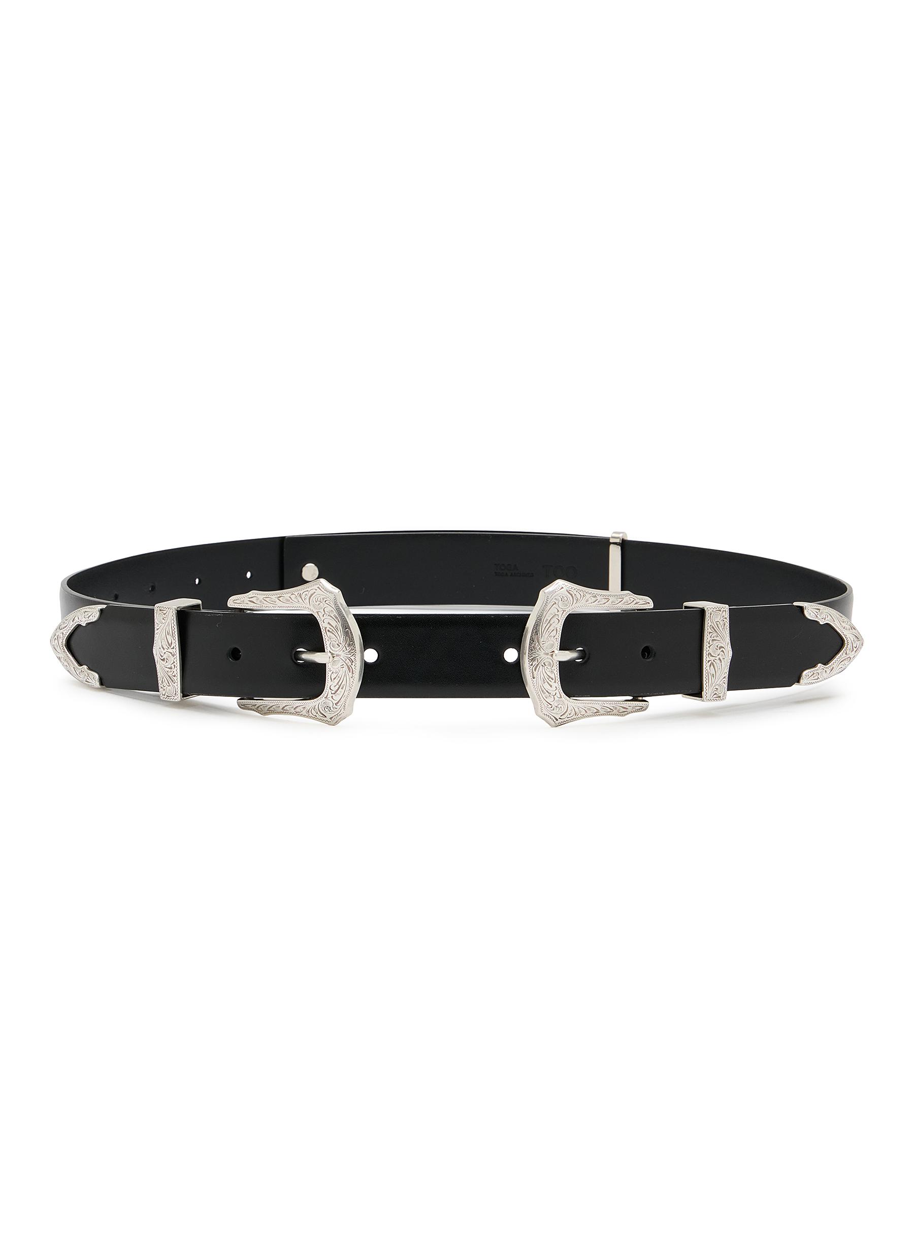 TOGA VIRILIS ACCESSORIES | Double Buckle Wide Belt | Men | Lane