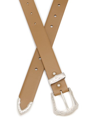 Detail View - Click To Enlarge - TOGA VIRILIS ACCESSORIES - Double Buckle Wide Belt