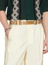 Figure View - Click To Enlarge - TOGA VIRILIS ACCESSORIES - Double Buckle Wide Belt
