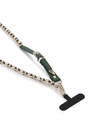 Detail View - Click To Enlarge - TOGA VIRILIS ACCESSORIES - Ring Metal Phone Strap