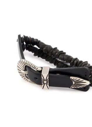 Detail View - Click To Enlarge - TOGA VIRILIS ACCESSORIES - Double Beads Bangle