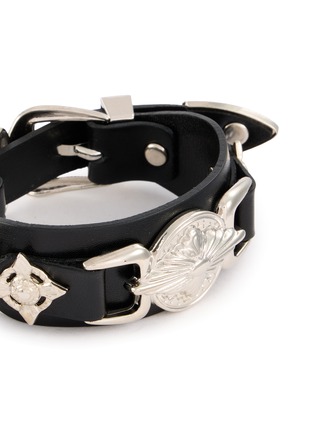 Detail View - Click To Enlarge - TOGA VIRILIS ACCESSORIES - Double Buckle Concho Bangle