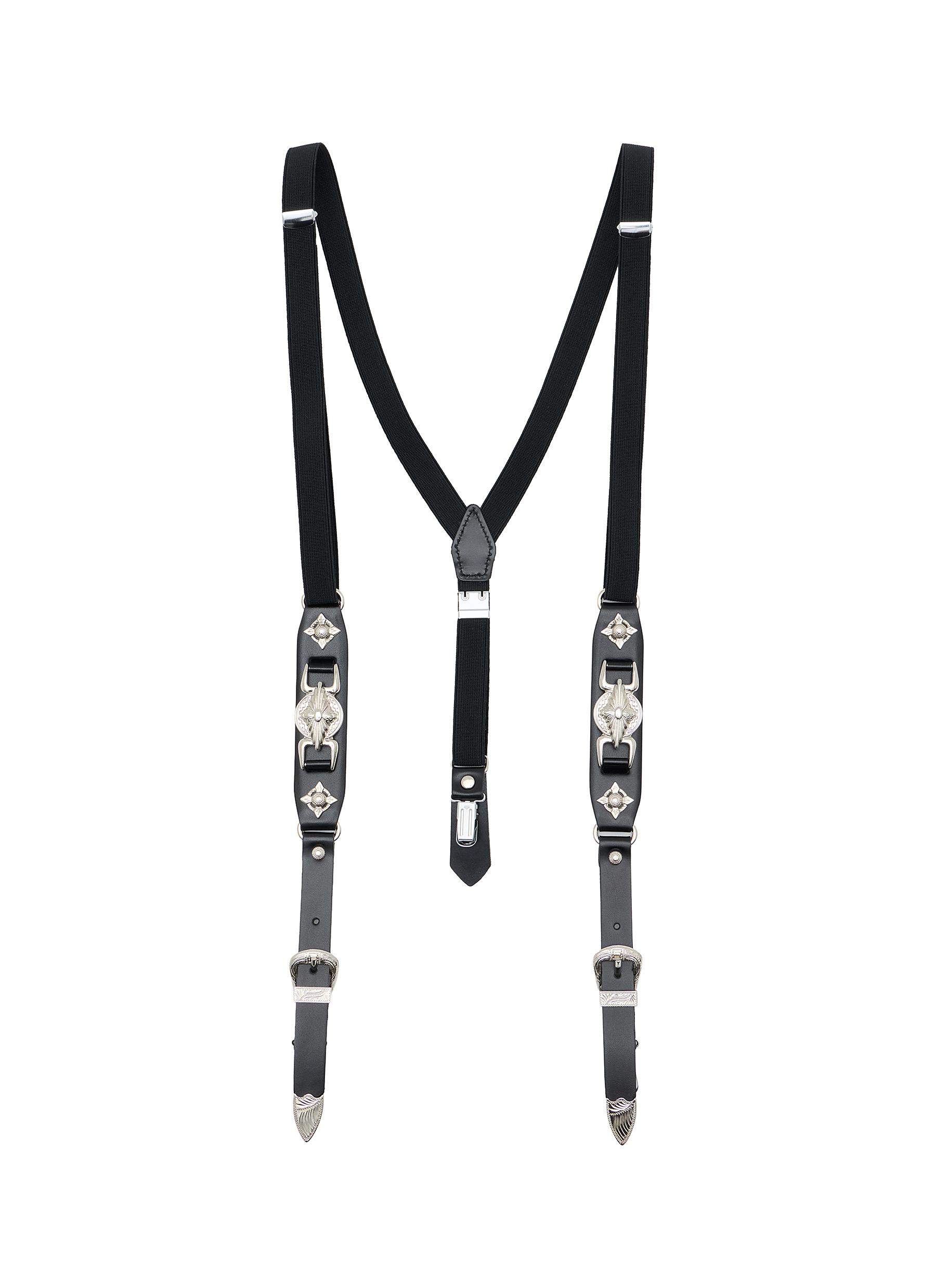 TOGA VIRILIS ACCESSORIES | Metal Leather Suspenders | Men | Lane