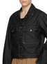 - LEMAIRE - Studded Dark Wash Denim Trucker Jacket