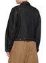 Back View - Click To Enlarge - LEMAIRE - Studded Dark Wash Denim Trucker Jacket