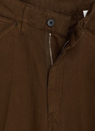  - LEMAIRE - Broken Cotton Twill Wide Leg Jeans