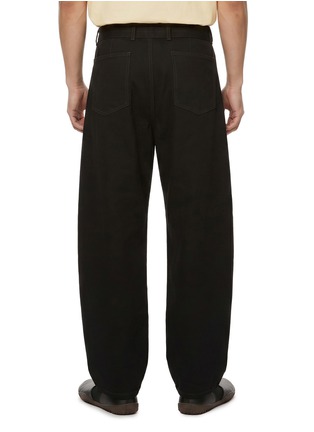 Back View - Click To Enlarge - LEMAIRE - Wide Twisted Leg Dark Wash Jeans