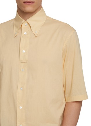  - LEMAIRE - Short Sleeve Washed Cotton Muslin Shirt