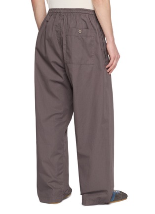 Back View - Click To Enlarge - LEMAIRE - Elasticated Drawstring Waistband Cotton Twill Pants