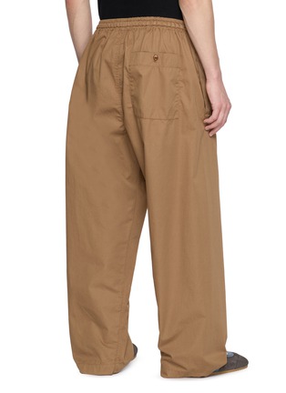 Back View - Click To Enlarge - LEMAIRE - Elasticated Drawstring Waistband Cotton Twill Pants