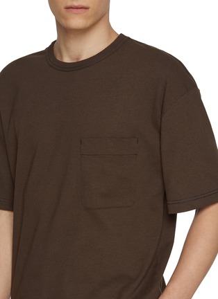  - LEMAIRE - Boxy Fit Cotton Linen T-Shirt
