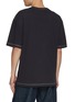 Back View - Click To Enlarge - LEMAIRE - Contrast Stitch Boxy Fit Cotton Linen T-Shirt