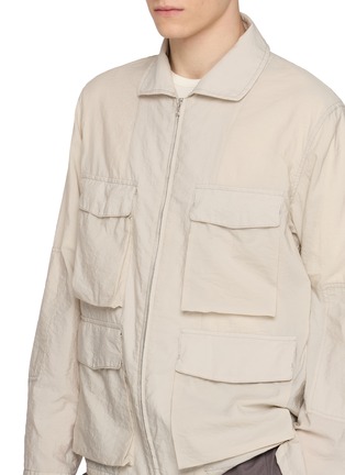  - LEMAIRE - Quad Pocket Zip Front Washed Tech Jacket