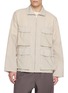 LEMAIRE Quad Pocket Zip Front Washed Tech Jacket