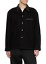 LEMAIRE Leather Collar Denim Workwear Overshirt