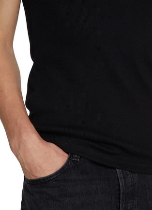  - LEMAIRE - Cotton Linen Jersey Ribbed Tank Top