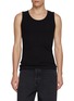 LEMAIRE Cotton Linen Jersey Ribbed Tank Top